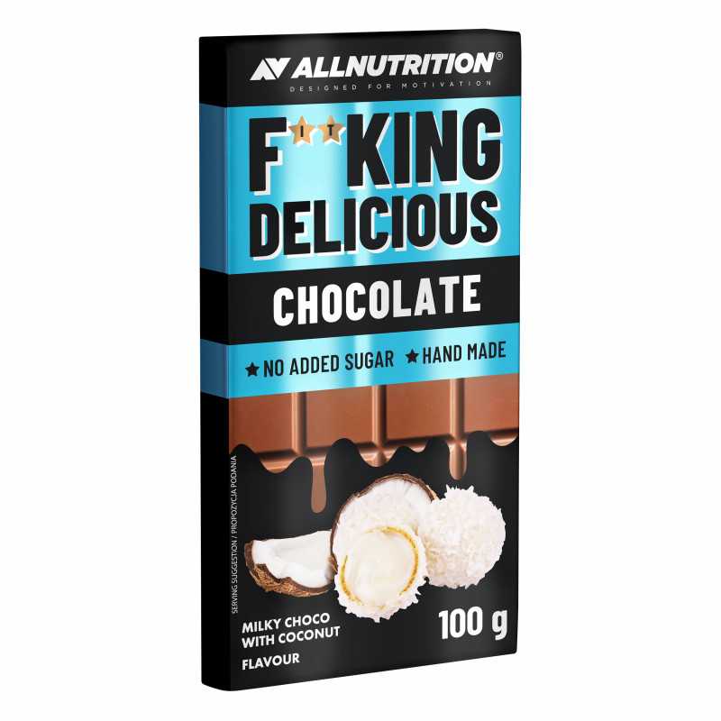 ALLNUTRITION FITKING Delicious Молочный шоколад с кокосом, 100 г ALLNUTRITION FITKING Delicious Молочный шоколад с кокосом, 100 г