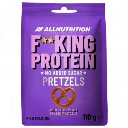 ALLNUTRITION FITKING Протеиновые кренделmrи в шоколаде с солью, 110 г