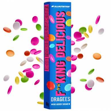 ALLNUTRITION FITKING Delicious dražeed, ilma suhkruta, 50 g – madala kalorsusega toode firmalt AllNutrition, osta SportFit-ist
