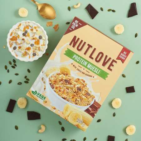 ALLNUTRITION Nutlove Muesli – Chocolate Banana, 300 g