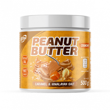 6pak zemesriekstu sviests - karamele un Himalaju sāls, 500 g – madala kalorsusega toode firmalt 6PAK Nutrition, osta SportFit-ist