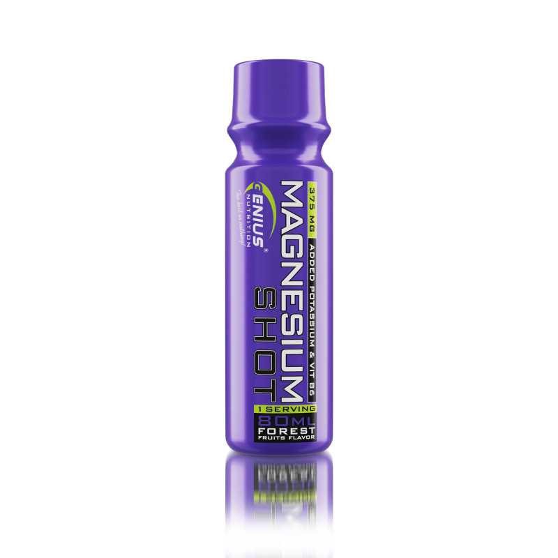 GENIUS NUTRITION Magneesiumishot + B6 "Puuviljad", 80 ml GENIUS NUTRITION Magneesiumishot + B6 "Puuviljad", 80 ml