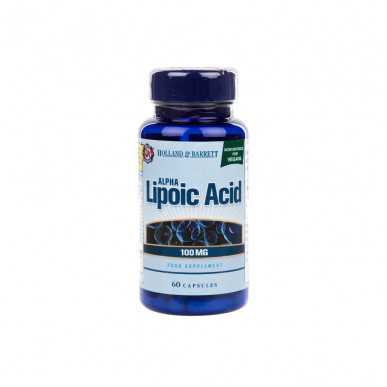 HOLLAND&BARRETT Alfa-lipoehape, 100 mg, N60 – madala kalorsusega toode firmalt Holland&Barrett, osta SportFit-ist