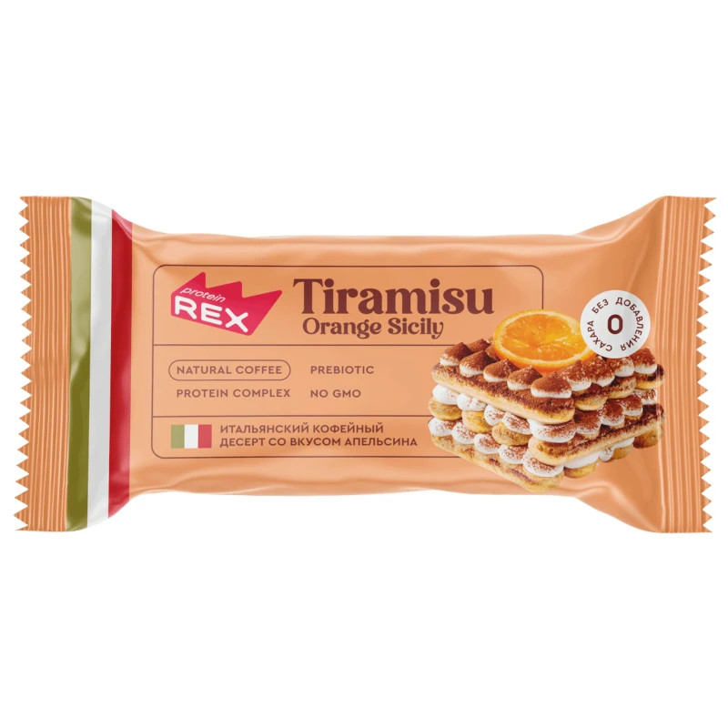 PROTEIN REX Proteiinikook Tiramisu "Sitsiilia apelsin", 40 g PROTEIN REX Proteiinikook Tiramisu "Sitsiilia apelsin", 40 g