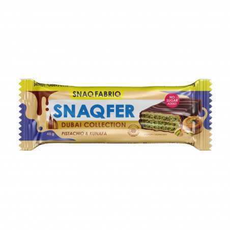 SNAQ FABRIQ Waffle Bar Pistachio & Kunafa, Dubai Collection, 45 g