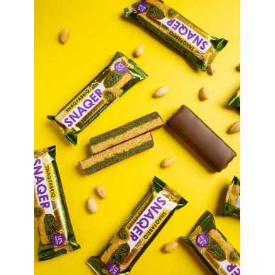 SNAQ FABRIQ Baton "Maapähkel, pistaatsia ja kunafa", Dubai sari, 50 g – madala kalorsusega toode firmalt Snaq Fabriq, osta SportFit-ist
