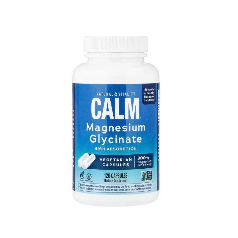 NATURAL VITALITY CALM Magneesiumglütsinaat, N120 NATURAL VITALITY CALM Magneesiumglütsinaat, N120