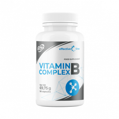 6PAK Vitamiin B Komplex, N90 – madala kalorsusega toode firmalt 6PAK Nutrition, osta SportFit-ist