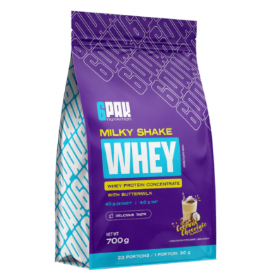 6PAK MILKY SHAKE WHEY, кокос-шоколад - 700 г – низкокалорийный продукт от 6PAK Nutrition, купить в SportFit