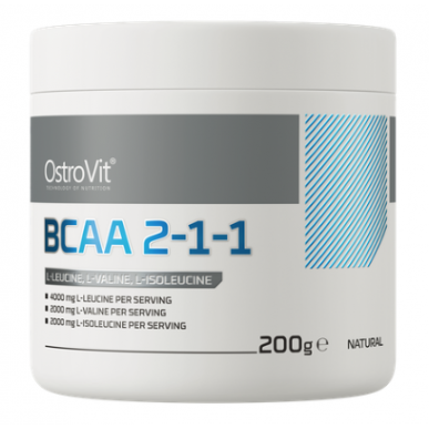 OSTROVIT BCAA 2-1-1, looduslik - 200 g – madala kalorsusega toode firmalt Ostrovit, osta SportFit-ist