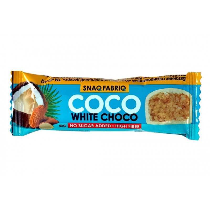 „SNAQ Fabriq Coco“ baltymų vonia „Coconut Mandle“, 40 g