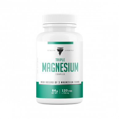 TRIPLE MAGNESIUM COMPLEX 120cap – madala kalorsusega toode firmalt TREC NUTRITION, osta SportFit-ist