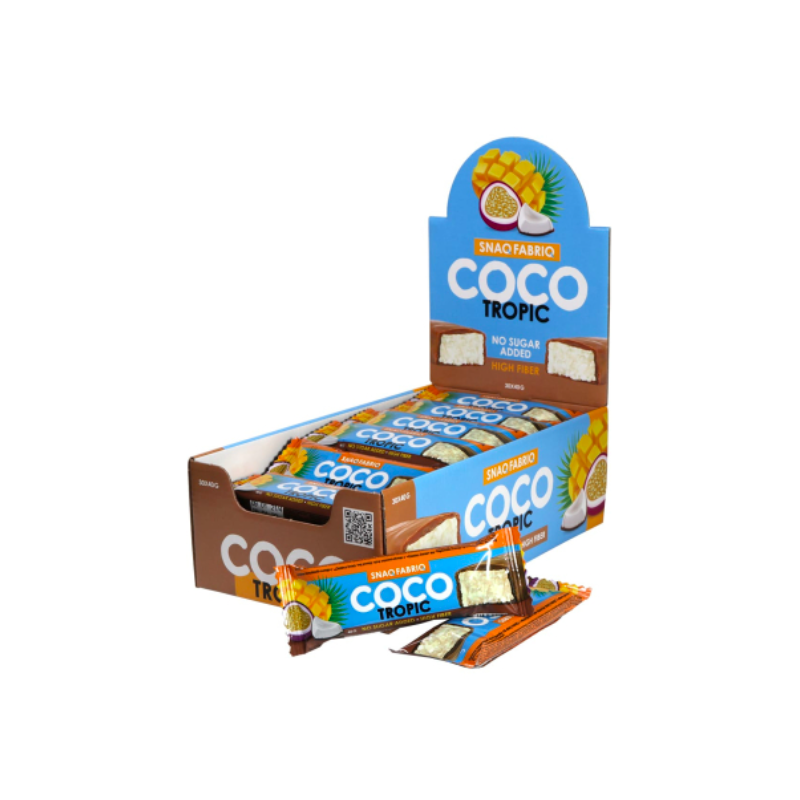 Snaq Fabriq Coco -proteiini Bathon "Mango-Passion Fill", 40G