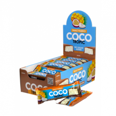 SNAQ FABRIQ COCO Protein Bathon "Mango-Passion Fill", 40G – madala kalorsusega toode firmalt Snaq Fabriq, osta SportFit-ist