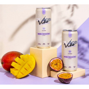 Kolagēna vibe 330ml x 24 - mango -caurlaidības augļi