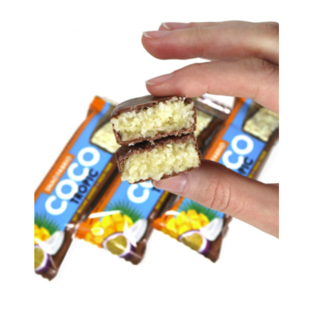 Snaq Fabriq Coco -proteiini Bathon "Mango-Passion Fill", 40G