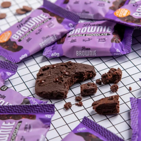NÄNO SUPPS Proteiinibrownie – Topeltšokolaad, 60 g