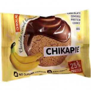 Chikapie "Chikalab" lasitettu eväste täyteaineella - banaanipuklaa, 60 g