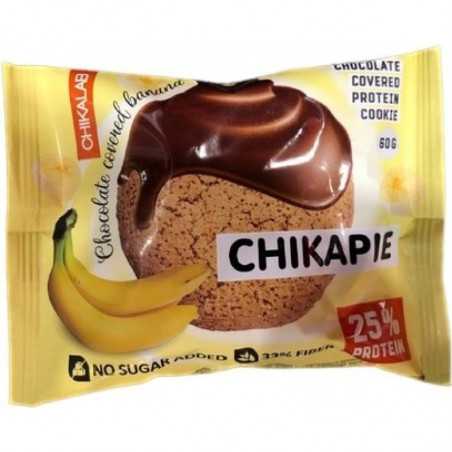 Chikapie "Chikalab" glazēts sīkdatne ar pildījumu - banānu šokolāde, 60 g