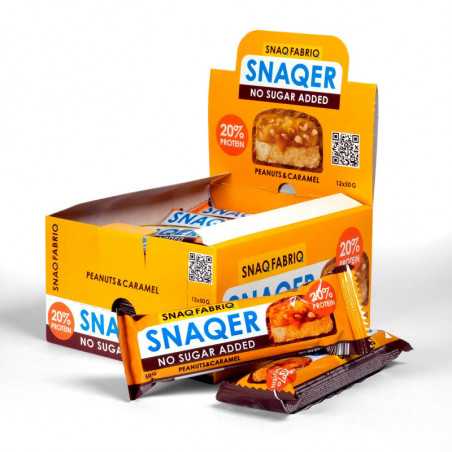 Snaq fabriq -proteiini Bathon Snaqer "Maapähkinät ja karamelli", 50 g