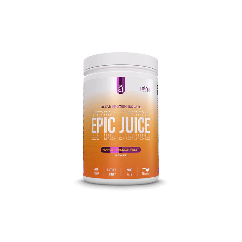 Epic Juice Clear Sūkalu izolāts – Mango pasiflāvers, 875 g