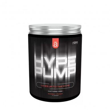 Pirms-treniņa dzēriens HYPE PUMP – Mango-persiks, 420 g – madala kalorsusega toode firmalt NÄNO SUPPS, osta SportFit-ist