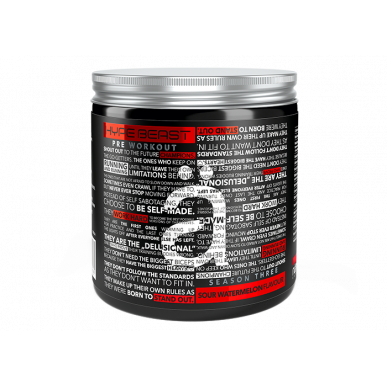 Eeltreeningu HYPE Beast – Arbuus, 320 g – madala kalorsusega toode firmalt NÄNO SUPPS, osta SportFit-ist