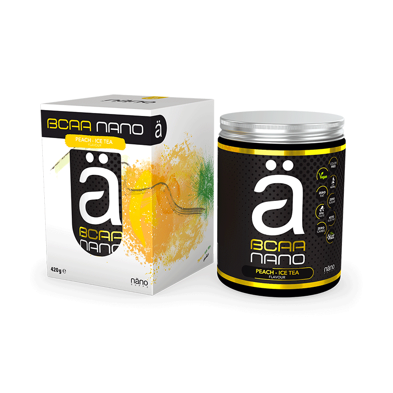 BCAA NÄNO – Virsiku jäätee, 420 g