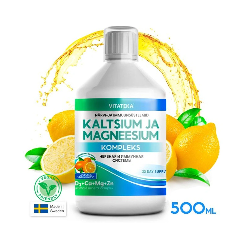 Kalcija un magnija 500 ml vitteka