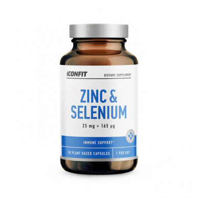Capsules Zinc + Selenium N90 BALT – madala kalorsusega toode firmalt ICONFIT, osta SportFit-ist