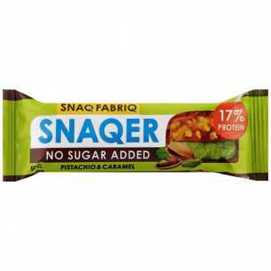 Snaq fabriq -proteiini Bathon Snaqer "pistaasi ja karamelli", 50 g