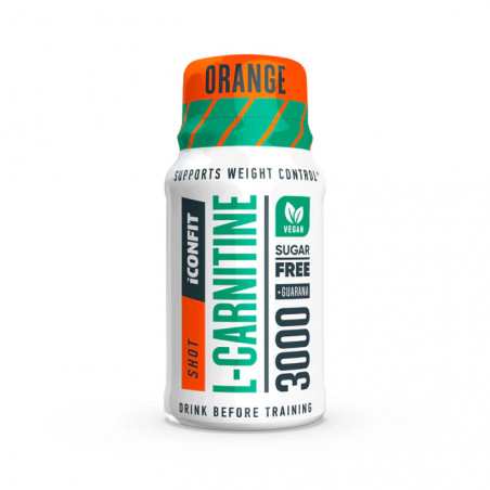 %brand% – L-Carnitine 3000 Shot 60 ml, apelsinimaitseline guaraana šott energiaks, vastupidavuseks ja kehakaalu kontrolliks, %pr