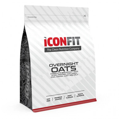 Overnight Oats, Sabalansētas putras, ābolu-kanēļa, 1 kg – madala kalorsusega toode firmalt ICONFIT, osta SportFit-ist
