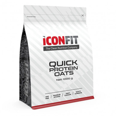ICONFIT Быстрая протеиновая овсянка с чёрной смородиной 1 кг – низкокалорийный продукт от ICONFIT, купить в SportFit