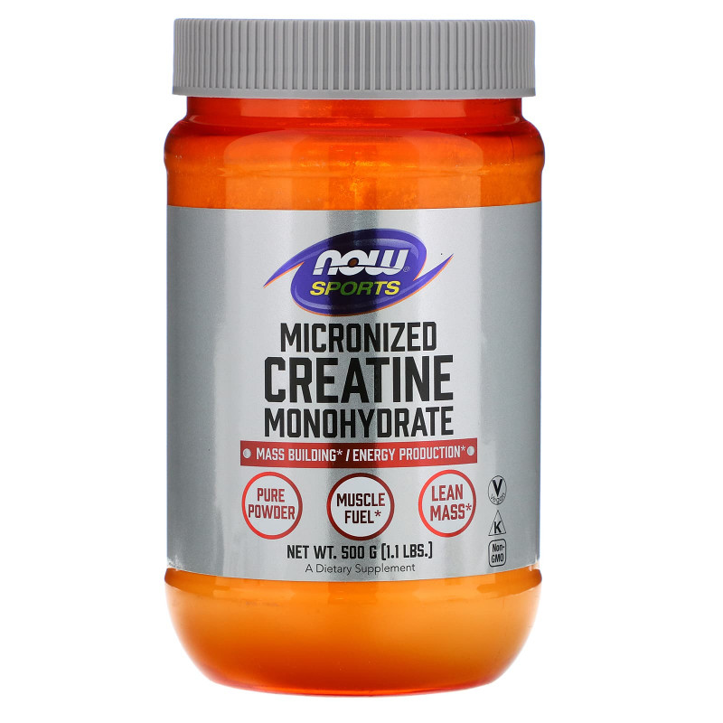 Kreatiinimonohydraatti, puhdas jauhe, 500 g