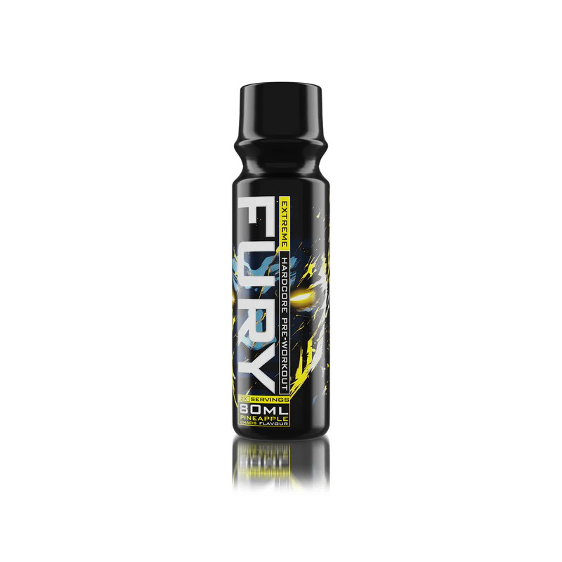 Pirms-treniņa FURY EXTREME šots, ananass, 80 ml