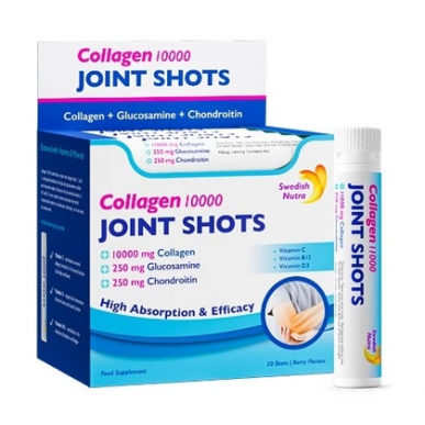 Jūros kolagenas, 10000 mg šūvis - 25 ml – madala kalorsusega toode firmalt Swedish Nutra, osta SportFit-ist