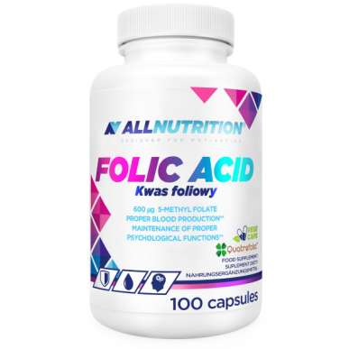 Foolhape 600 mcg, N100 – madala kalorsusega toode firmalt AllNutrition, osta SportFit-ist