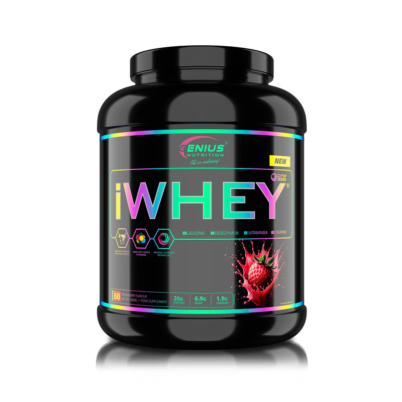 Proteīns iWHEY®, zemeņu, 2 kg Proteīns iWHEY®, zemeņu, 2 kg