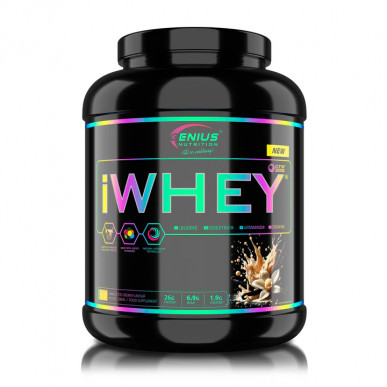 Протеин iWHEY®, ванильное мороженое, 2 кг – низкокалорийный продукт от Genius Nutrition, купить в SportFit