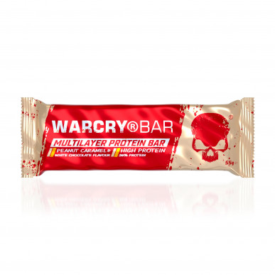 WARCRY proteīna batoniņš, zemesrieksts-karamele, 55 g – madala kalorsusega toode firmalt Genius Nutrition, osta SportFit-ist