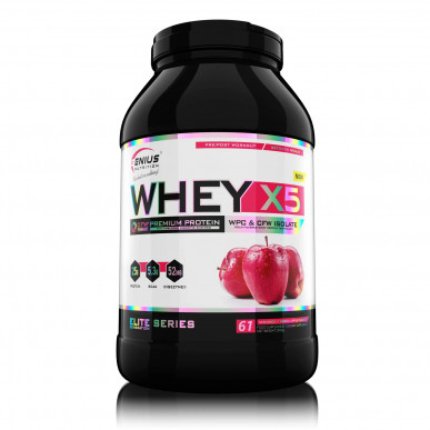 Протеин WHEY-X5® Запеченное яблоко, 2 кг – низкокалорийный продукт от Genius Nutrition, купить в SportFit