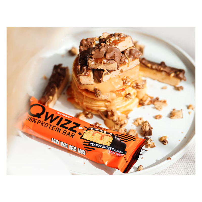 QWIZZ proteiinibatoon, maapähklivõi, 60 g QWIZZ proteiinibatoon, maapähklivõi, 60 g