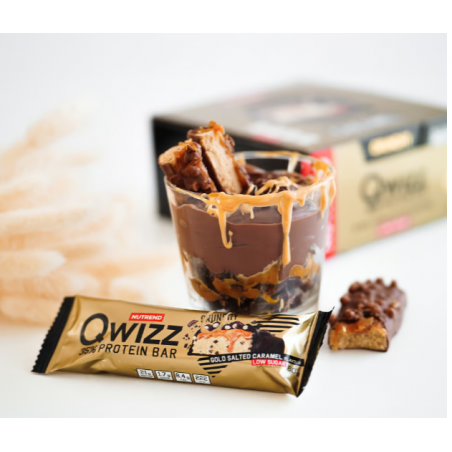 QWIZZ протеиновый батончик, солёная карамель, 60 г