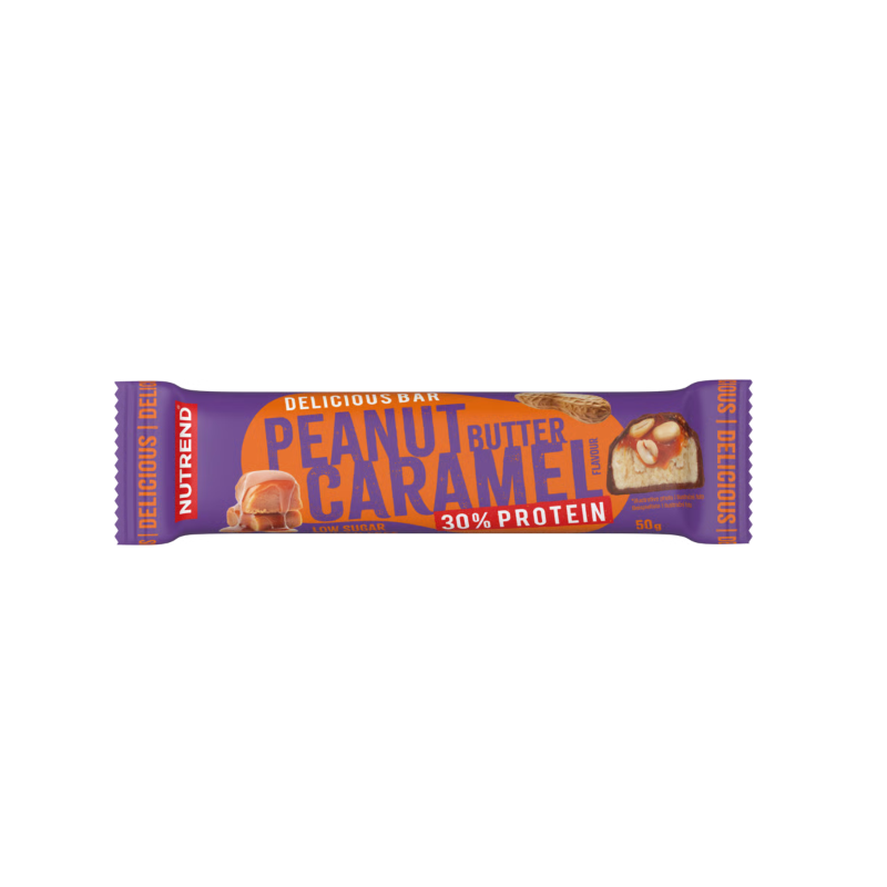 DELICIOUS BAR, maapähklivõi-karamell, 50 g DELICIOUS BAR, maapähklivõi-karamell, 50 g