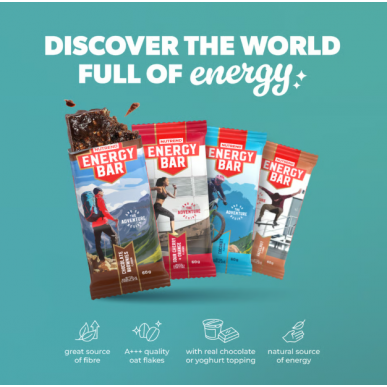 ENERGY BAR, шоколадные брауни, 60 г – низкокалорийный продукт от NUTREND, купить в SportFit