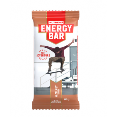 ENERGY BAR, lazdu rieksts, 60 g – madala kalorsusega toode firmalt NUTREND, osta SportFit-ist