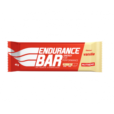 ENDURANCE BAR, ваниль, 45 г – madala kalorsusega toode firmalt NUTREND, osta SportFit-ist