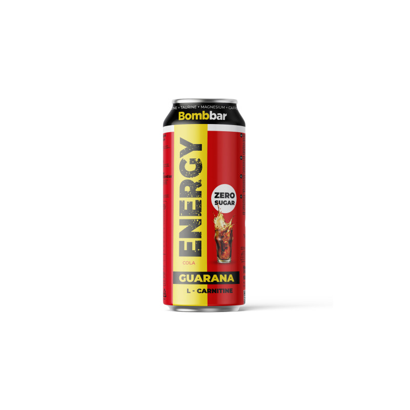 Gāzēts dzēriens L-karnitīns ar guarānu – kola, 450 ml