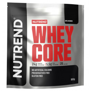 Whey Core, 900 g — kvaliteetne vadakuvalgu kontsentraat ilma magusainete, lõhna- ja maitseainete ning säilitusaineteta. Kuni 75%